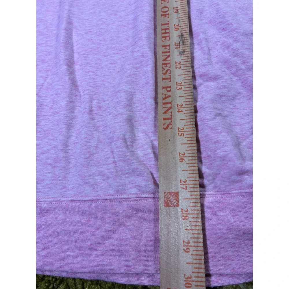 Polo Golf Ralph Lauren Mens XL Pink Heather Quarter Zip Pullover Water Repellent